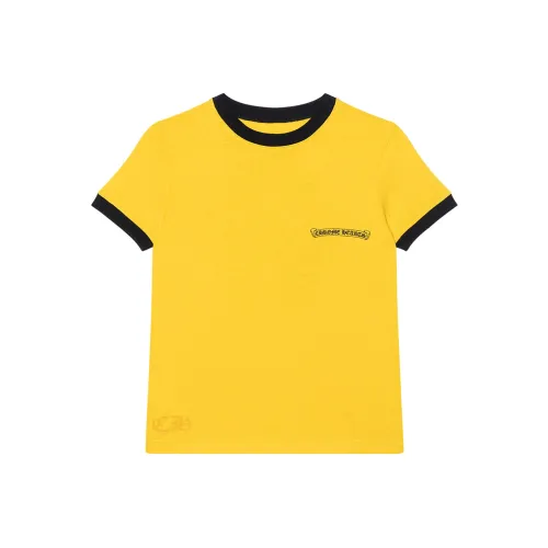 Chrome Hearts Желтая Мужская Футболка