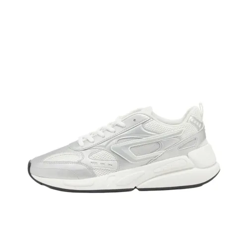 DIESEL S Serendipity Low Топ Повседневная обувь Женская Серебряная