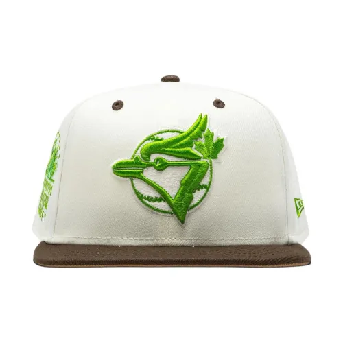 New Era 59FIFTY Series Полиэстер Кепки Женские Белый Зеленый Коричневый