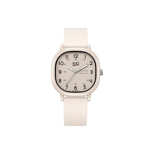 zgo Кварцевый механизм силиконовый ремешок часы унисекс разноцветный циферблат