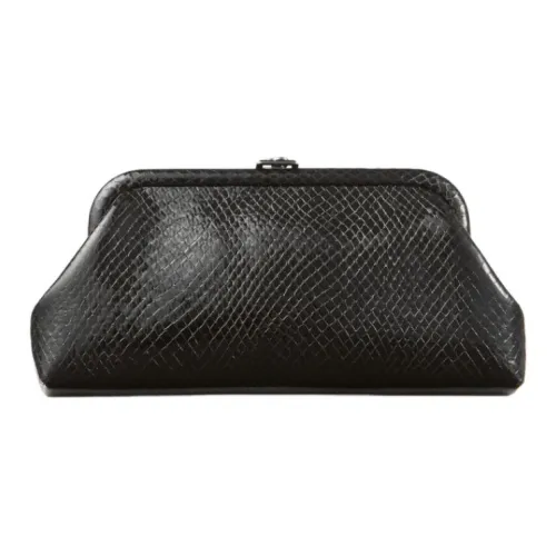 Jimmy Choo Кожа Клатч Унисекс Черный Deep Серебряный