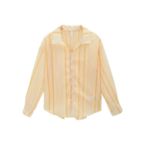 MISHOW Orange Stripe Рубашка Женская Рубашка