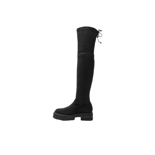 Stuart Weitzman SW Lowland Over The Knee Boots 5cm Женские Черные