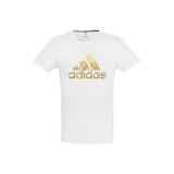 Белый с золотым логотипом