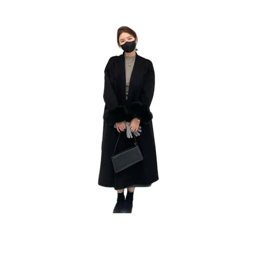 LADYXIEXIE Черное Женское Пальто