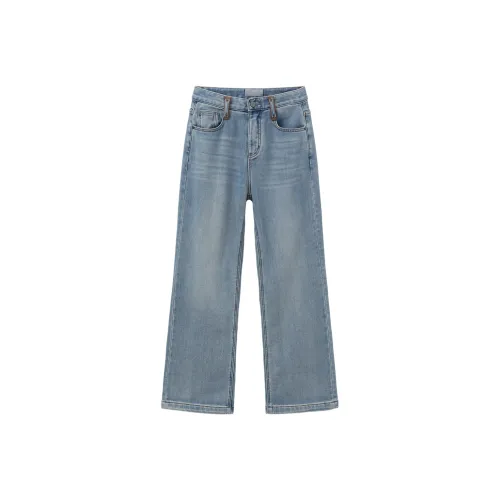 Another Alley Зимний Джинсы Женские Синий