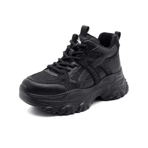 RED DRAGONFLY Теплоизоляционное покрытие Рекомендуемая высота Увеличение MID Топ Толстая подошва Кроссовки Женские