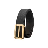 Дневной-образный H Золотой Ремешок с Застежкой-пластиной & Черный & Серый & Белый Ремешок