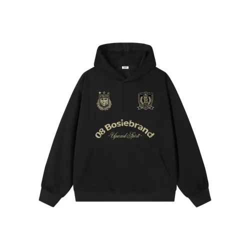 Bosieagender Черный Унисекс Свитшоты