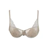 Серебристо-серый, размер 3/4, кроличий, ухо, размер бюстгальтера - 1, бюстгальтер