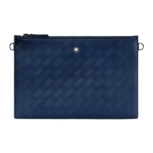 MONTBLANC Кожа Клатч Мужской Ink Синий
