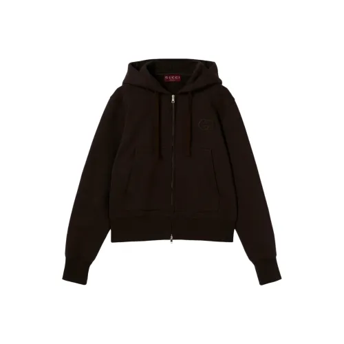 GUCCI Темно-коричневый Мужской Свитшот