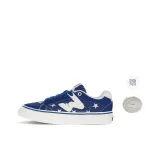 Морской Синий Звезды (Синий/Белый Шнурки)