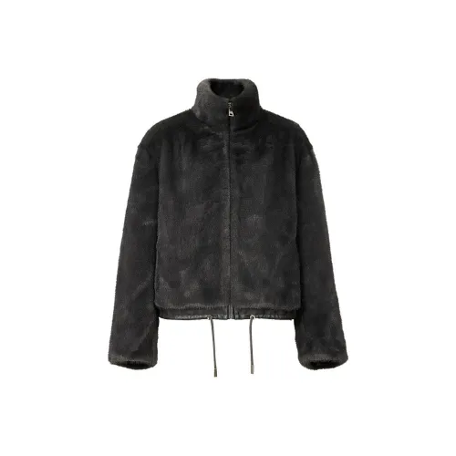 Hopeshow Темная тень Серый 074 Женские Меховые изделия