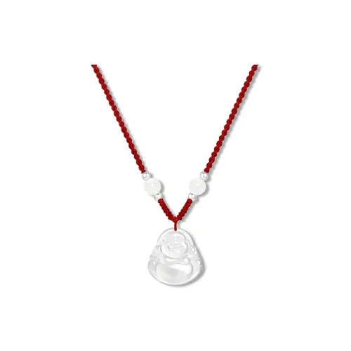 RboySe Цветное глазурное нефритовое ожерелье унисекс