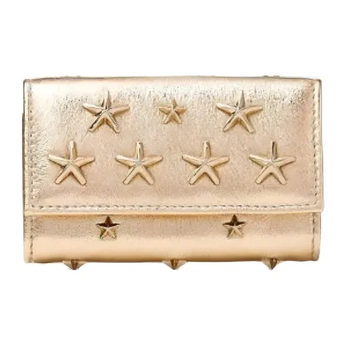 Jimmy Choo Кожа Key Pouch Стандартный Женский Золотой
