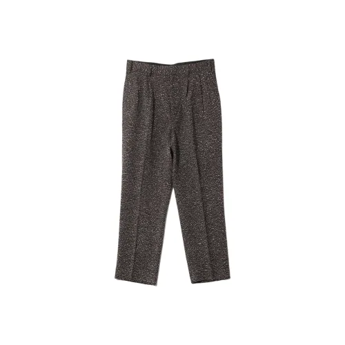 Needles FW25 Штаны с зауженным кроем Lame Твид Клетка Повседневные брюки Унисекс