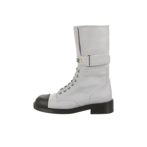 CHANEL Ботильоны Женские Серые