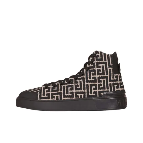 BALMAIN Высокий Топ Стильный Скейтбординг Мужской Черный