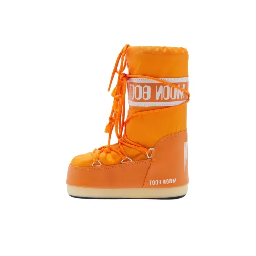 MOON BOOT Водонепроницаемые детские ботинки цвет оранжевый для малышей