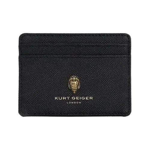 Kurt Geiger London Икорный тисненый картхолдер из коровьей кожи женский черный
