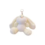 Бархатный плюшевый кролик - абрикосовый крем