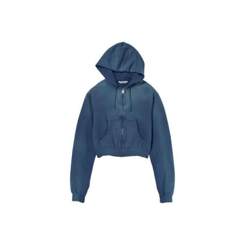 Auralee FW25 PRODUCT Окрашенный Pima Светлый Sweat ZIP PARKA Свитшот Женские