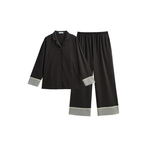 Same Language Пижамный комплект женский Alocasia черный