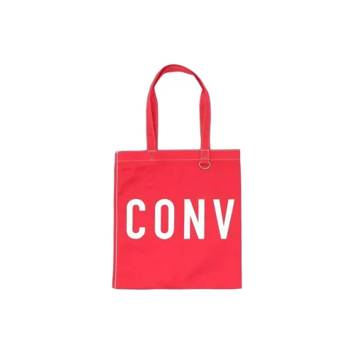 Конверс Хлопок Тоут Сумка Сумка для покупок Сумка через плечо Сумка на плечо Женская Красная
