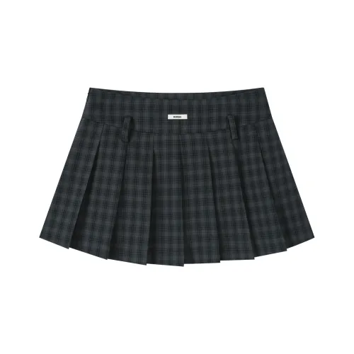 KIRSH Серый Женские Повседневные Короткие Юбки