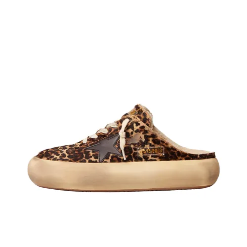 Golden Goose Домашние тапочки с резиновым покрытием женские коричневые и черные