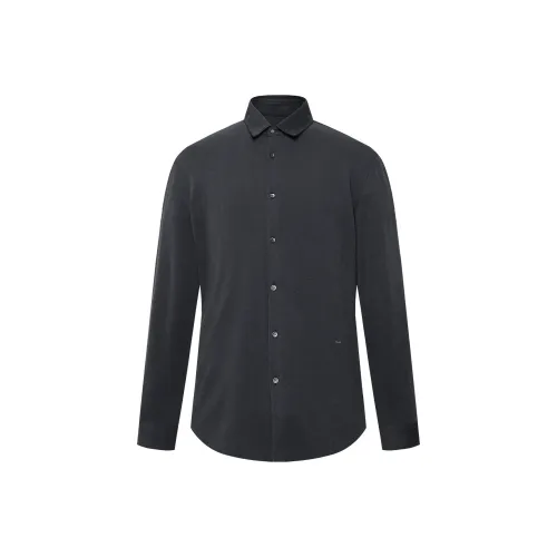 LESS IS MORE Средне-серый G5DXC0031S Мужская рубашка