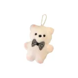 Черная клетка, галстуки-бабочки, медведь, украшение, пищащий