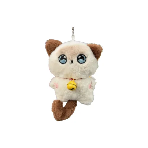 Pampered Journal Мультяшный Колокольчик Котенок Кукла Плюшевый Брелок 12 см Рекомендуемая Высота