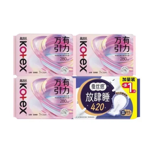 Котекс ONE WAY Согревающие Гигиенические Прокладки Удобные