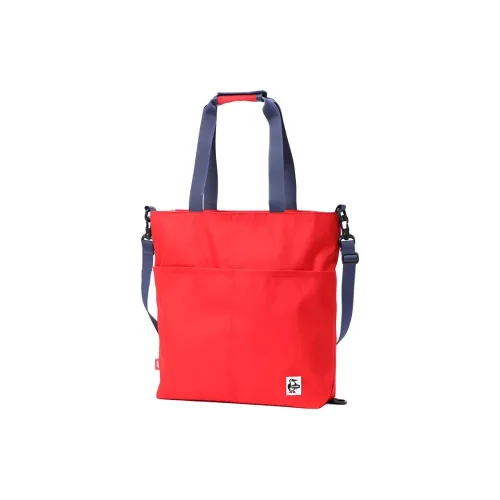 CHUMS Переработанный полиэстер Тоут Сумка Сумка для покупок Сумка Сумка через плечо Унисекс Красный