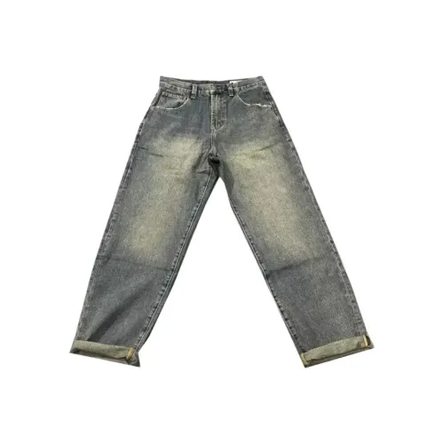 EYEUNDERSTAND Винтажные синие мужские джинсы
