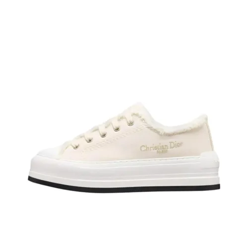 DIOR Walk'n'Dior Low Топ Скейтборд Кроссовки Женские Бежевые