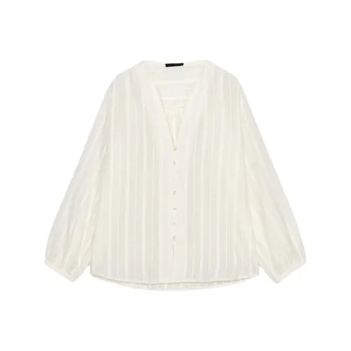 ZARA Белые Женские Рубашки