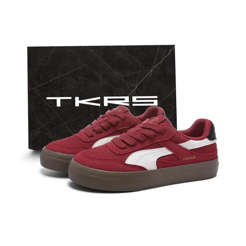 TKRS Износостойкий и Легкий Низкий Топ Скейтборд Кроссовки Мужские Красные