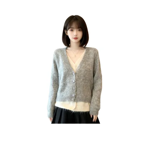 FINDSME GAGA Серый Женский Трикотаж