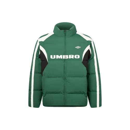 Umbro Осенний Зимний Мужской Пуховик Мужской Ночной Зеленый Черный Цвет