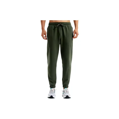 DECATHLON Вязаные тренировочные брюки мужские медно-зеленые