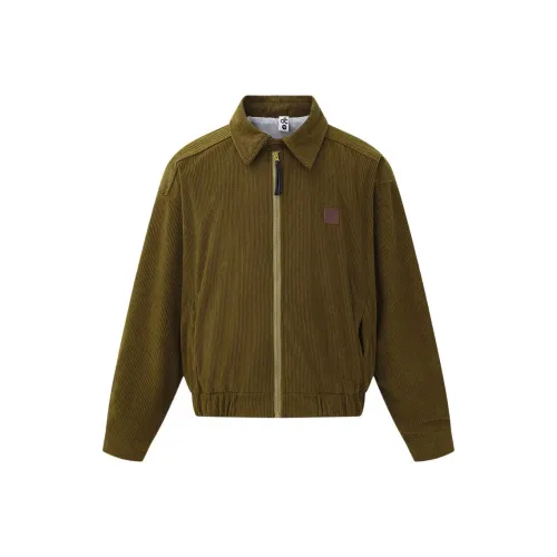 DIBINSAI STUDIO Зеленый Унисекс Куртки