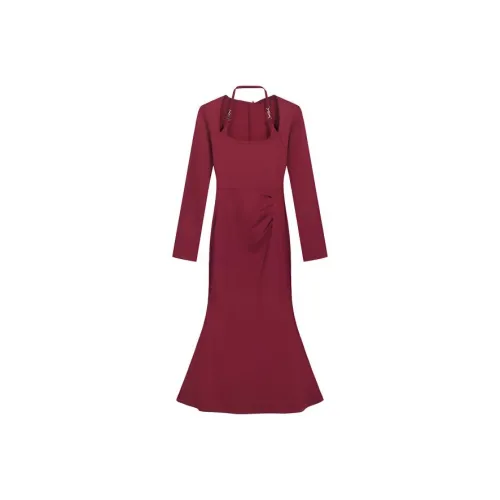 Local Gal Длинное платье с длинными рукавами женское