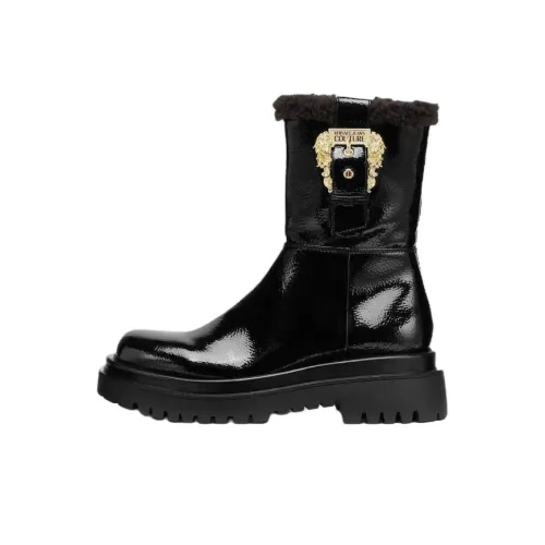 VERSACE JEANS Ботильоны 5,5 см Женские Черные