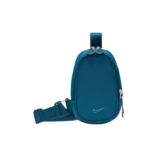 Nike Нейлоновая сумка через плечо сумка Sling унисекс синий