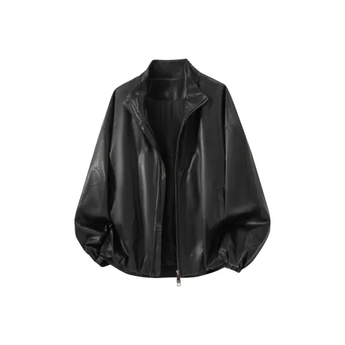 FAKE UINTAGE Кожа Куртка Унисекс