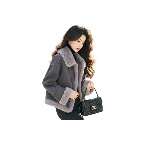 Flowers in water Укороченное пальто женское