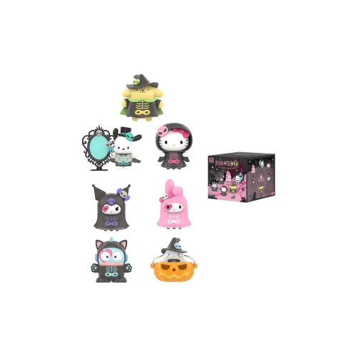 TOP TOY Sanrio Mischievous Night Collection Фигурка Модная Игрушка Слепые Коробки Один Mystery Коробка Целая Коробка 6 шт